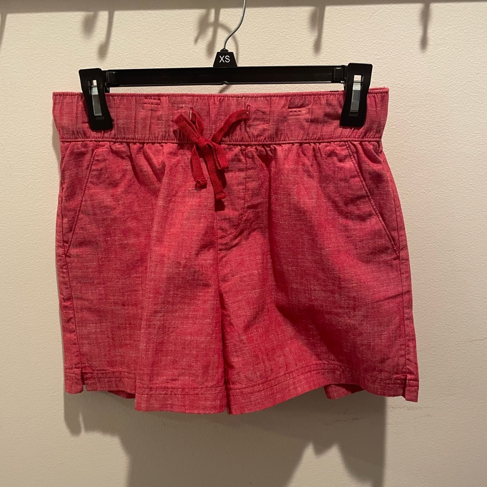 Women’s Lifestyle Chambray Shorts Tango Red